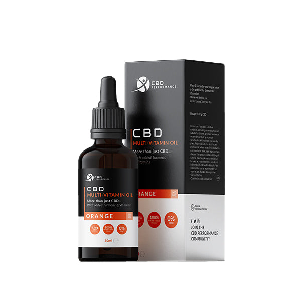 CBD Performance Multi-Vitamin Oil Orange 30ml
