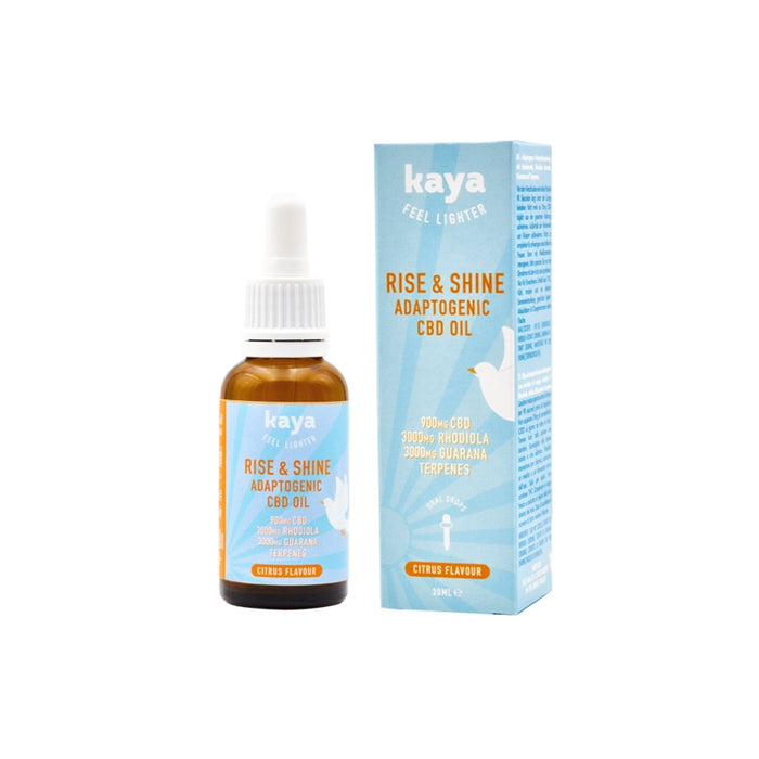 Kaya Feel Lighter Rise & Shine Adaptogenic CBD Oil Citrus Flavour 900mg 30ml