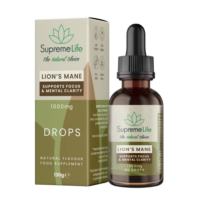 Supreme CBD Lion's Mane Drops 1000mg 60ml