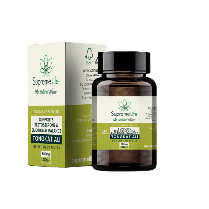 Supreme CBD Tongkat Ali Capsules 500mg 60pcs