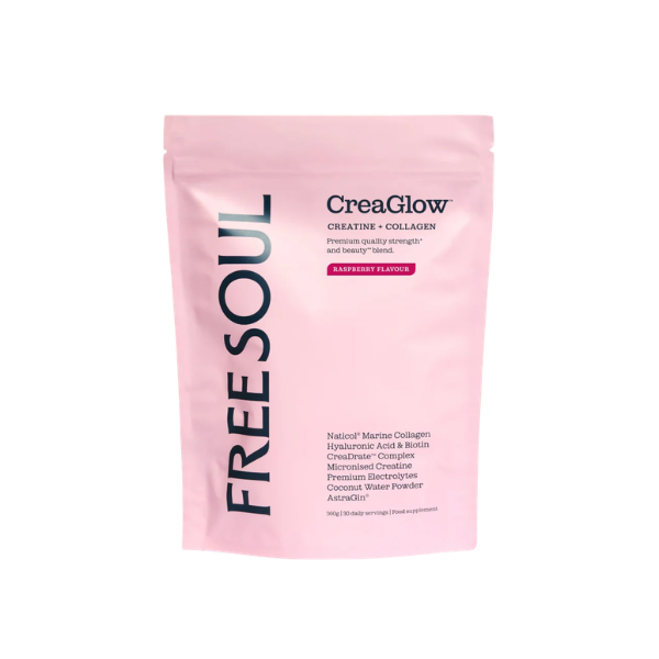 Free Soul CreaGlow: Creatine + Collagen Powder
