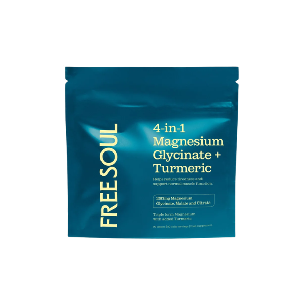 Free Soul 4-in-1 Magnesium + Turmeric Tablets