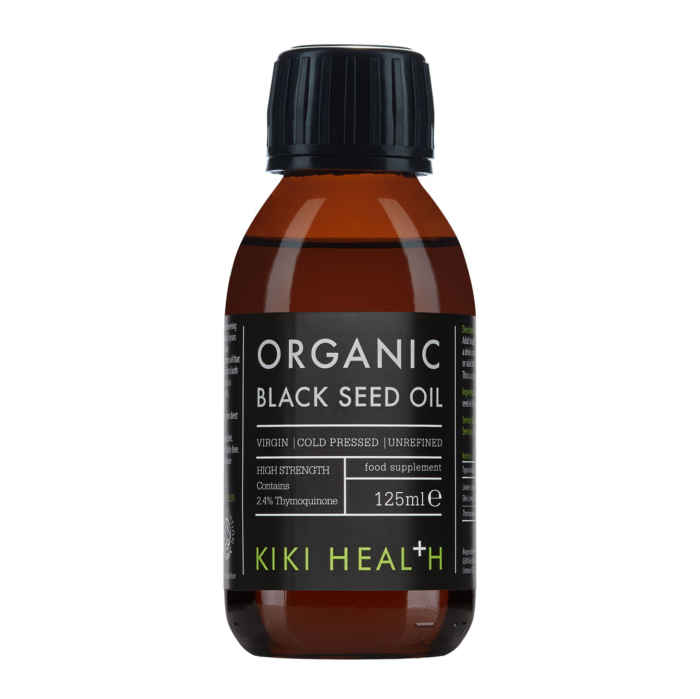 KIKI HEALTH Organic Black Seed Oil 125ml