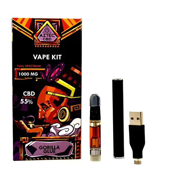 Aztec CBD Vape Kit 55% CBD Full Spectrum 1000mg