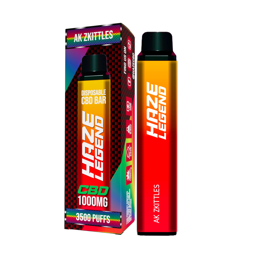 Haze Legend Disposable CBD Vape 1000mg 3500 puffs