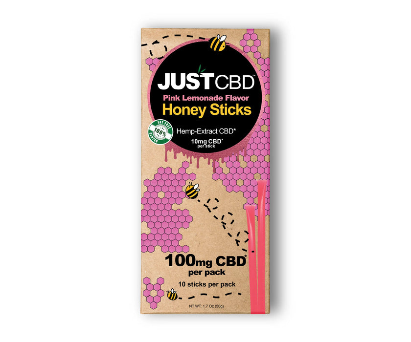 Just CBD Honey Stick 10 Sticks (10mg CBD Per Stick)