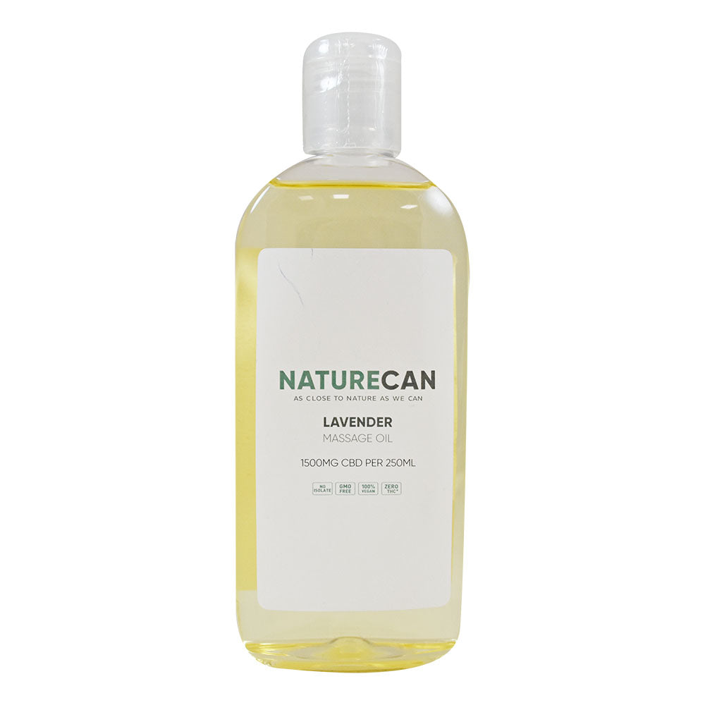 Naturecan Massage Oil Lavender 1500mg 250ml — Flawless CBD