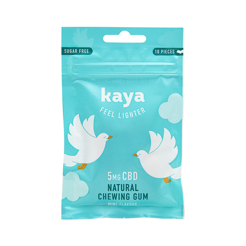 Kaya Feel Lighter Natural Chewing Gum 5mg CBD 10pcs