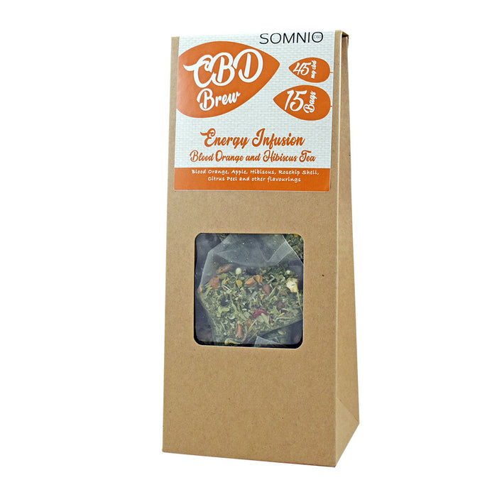 Somnio CBD Brew Blended Tea 15 bags 30g - 45mg (3mg Per Bag)