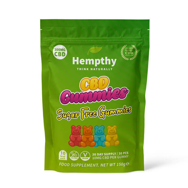 Hempthy CBD Gummies Sugar Free Gummies 300mg 30pcs