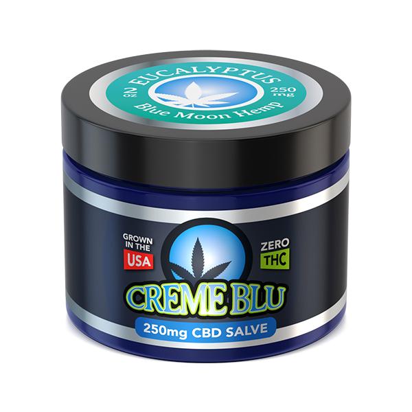 Blue Moon Hemp CBD Creme Blu Salve (Eucalyptus)