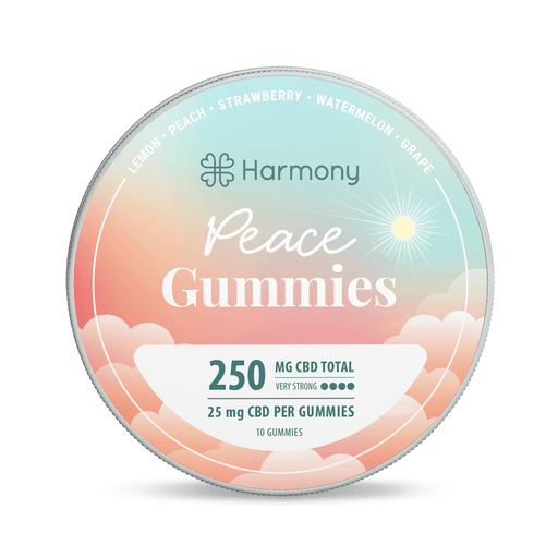 Harmony Peace Gummies 250mg 10pcs