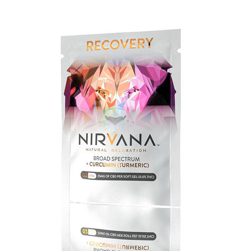 Nirvana Natural Relaxation Broad Spectrum Gels Recovery 25mg 2pcs