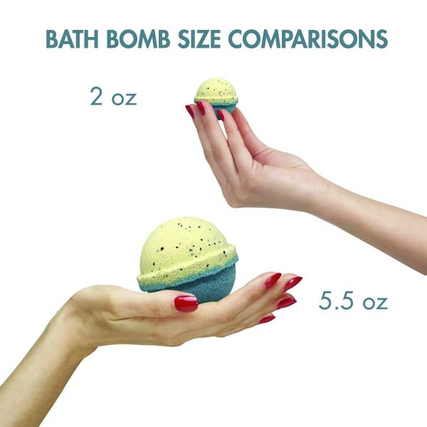 4 Small CBD Bath Bomb Bundle 2oz
